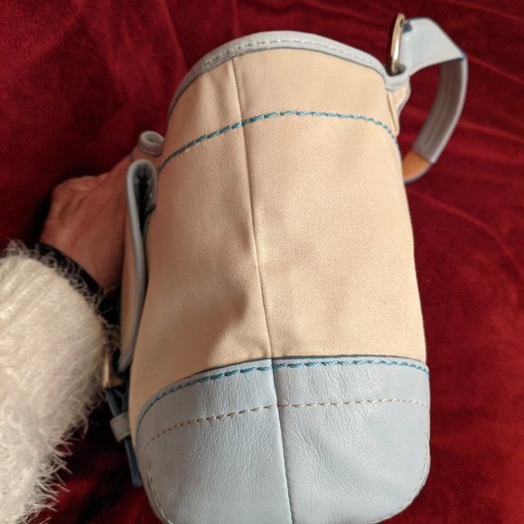 Coach Blue Soho Satchel Bag - Picture 9 of 13